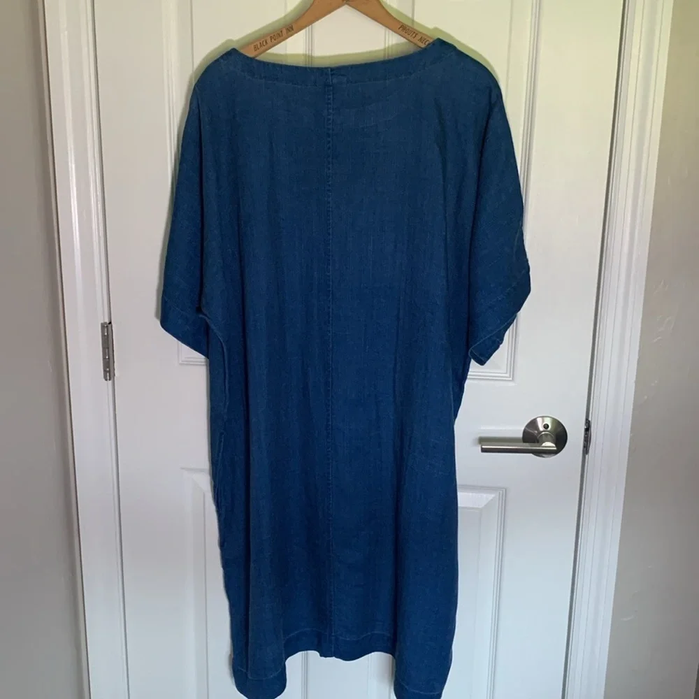 J Jill Purejill Indigo dress size large